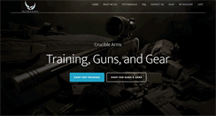 Desktop Screenshot of cruciblearms.com